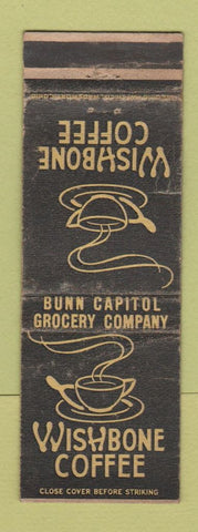 Matchbook Cover - Wishbone Coffee Bunn Grocery WEAR