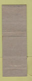 Matchbook Cover - Blue Coal D L&W Coal New York City WEAR