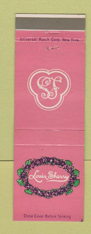 Matchbook Cover - Louis Sherry