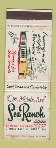 Matchbook Cover - Sea Ranch Mobile AL WEAR