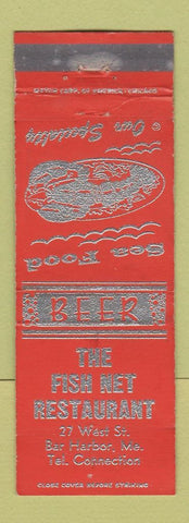 Matchbook Cover - Fish Net Restaurant Bar Harbor ME