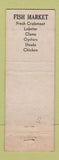 Matchbook Cover - Fish Net Restaurant Bar Harbor ME