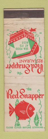 Matchbook Cover - Red Snapper Restaurant Los Angeles CA