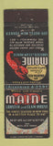 Matchbook Cover - Maine Lobster & Clam House New York City