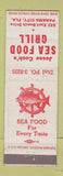 Matchbook Cover - Jesse Cook's Seafood Grill Panama City FL