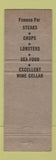 Matchbook Cover - Edouard Restaurant Valley Streak LI NY