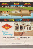 Matchbook Cover - Cavetown Planing Mill Frederick Waynesboro MD 40 Strike