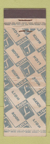 Matchbook Cover - Lion Match