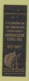 Matchbook Cover - Tides Restaurant North Haledon NJ