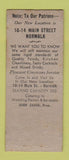 Matchbook Cover - Jassil's Restaurant Norwalk CT BOBTAIL WEAR
