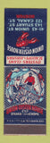 Matchbook Cover - Union Oyster House Boston MA lobster fishermen