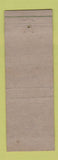 Matchbook Cover - Milwaukee Novelty Dye Works WI WORN