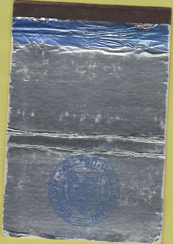 Matchbook Cover - Wellsesley College MA WEAR 40 Strike