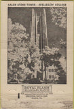 Matchbook Cover - Wellsesley College MA WEAR 40 Strike
