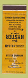 Matchbook Cover - Hyster Handling Equipment Portland OR Peoria Danville IL