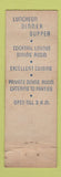 Matchbook Cover - Restaurant New York City bar cafe