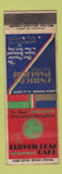 Matchbook Cover - Clover Leaf Cafe Enrico & Paglieri New York City WEAR