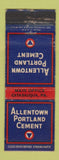 Matchbook Cover - Allentown Portland Cement Catasauqua PA WEAR