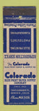 Matchbook Cover - Colorado Blue Print Supply Denver
