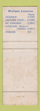 Matchbook Cover - Midway Supply Company Tube Turn Welding Fittings Saginaw MI