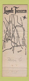 Matchbook Cover - Lamb Tavern Springfield PA lobster