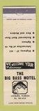 Matchbook Cover - Big Bass Motel Leesburg FL