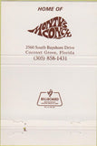Matchbook Cover - Monty Trainer's Coconut Grove FL 40 Strike