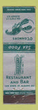 Matchbook Cover - O'Connors Seafood Restaurant Albany NY Federal
