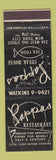 Matchbook Cover - Pappas Steak House Restaurant New York City