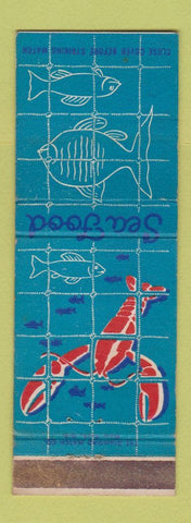 Matchbook Cover - Seafood Stock Graphics Diamond WEAR