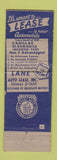 Matchbook Cover - Belgrave Oldmobile Mercedes Benz Jaguar Great Neck LI NY WEAR