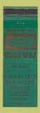 Matchbook Cover - Charlie's Seafood House Scotia PA
