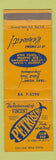Matchbook Cover - Vincent Petrosino Clam Bar New York City
