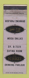 Matchbook Cover - Surrey Restaurant Wilmington DE WORN