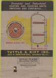 Matchbook Cover - Tuttle Kift McDaid's Electrical Charleston SC 40 Strike