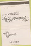 Matchbook Cover - Continental Plaza Chicago IL WEAR 40 Strike