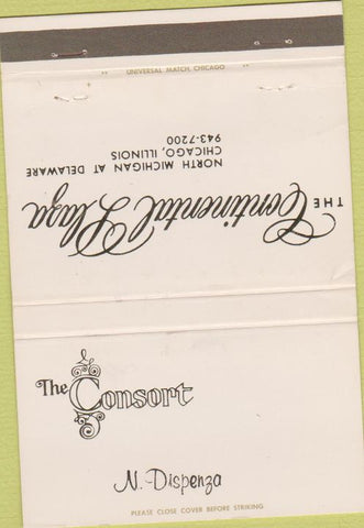 Matchbook Cover - Continental Plaza Chicago IL WEAR 40 Strike