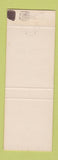 Matchbook Cover - Standard oil gas Hall's New Albany IN