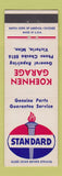 Matchbook Cover - Standard oil gas Koehnen Garage Victoria MN