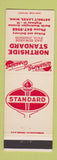 Matchbook Cover - Standard oil gas Northside Detroit Lakes MI