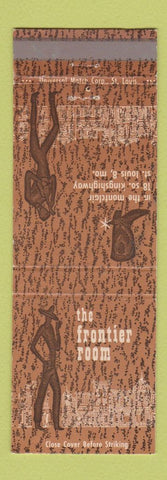 Matchbook Cover - Frontier Room St Louis MO