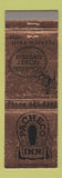 Matchbook Cover - Pacheco Inn CA