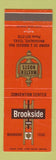 Matchbook Cover - Brookside Inn Master Hostos Waxahachie TX