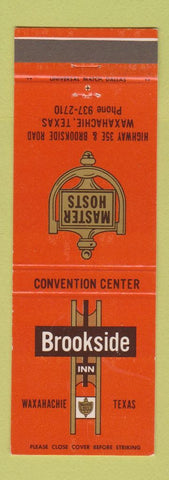 Matchbook Cover - Brookside Inn Master Hostos Waxahachie TX