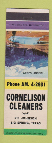 Matchbook Cover - Cornelison Cleaners Big Spring TX