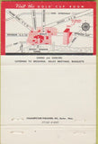 Matchbook Cover - Whittier Hotel Detroit MI WEAR 40 Strike