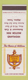 Matchbook Cover - Master Hosts Inn Highland Motor Inn Alpine TX