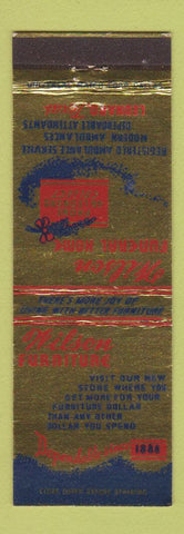 Matchbook Cover - Wilson Furniture Leonard TX Funeral Home