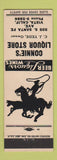 Matchbook Cover - Connie's Liquor Store Vista CA