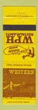 Matchbook Cover - Western Restaurant Pancake House